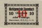 Preview: Stammbach , Notgeld 10 Pfennig Schein unc-kfr. Ti.7070.05.71 Bayern o.D. Verkehrsausgabe