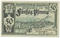 Preview: Staufen , Notgeld 50 Pfennig Schein unc-kfr. Ti.7095.05.05 BAD 1920 Verkehrsausgabe -4305-