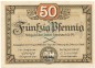 Preview: Steinach , Notgeld 50 Pfennig Schein unc-kfr. Ti.7110.05.20 TH 1920 Verkehrsausgabe -4304-