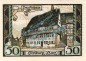 Preview: Stolberg , Notgeld 50 Pfennig Schein in kfr. M-G 1273.1.d , Sachsen Anhalt o.D. Seriennotgeld
