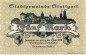 Stuttgart , Banknote 5 Mark Schein unc-kfr. Geiger 515.01.b , Würrtemberg 1919 Grossnotgeld
