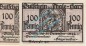 Preview: Thale , Notgeld 100 Pfennig -Zeilenabstand- in kfr. M-G 1320.4... Sachsen Anhalt 1921 Seriennotgeld