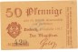 Preview: Trebnitz , Notgeld 50 Pfennig Schein unc-kfr. Ti.7400.15.08 , Schlesien 1917 Verkehrsausgabe
