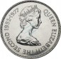 Tristan da Kunta , 25 Pence Münze 1977 -Jubiläum 25 Jahre Queen Elizabeth II- KM.3 vz-stgl -0272-