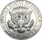 USA , Kursmünze Half Dollar 1987 D -J.F.Kennedy- KM.A202.b ss-vz , -0215-