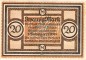 Waltershausen , Banknote 20 Mark Schein gbr. Geiger 538.02 , Sachsen 1918 Grossnotgeld