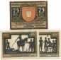 Preview: Wesel , Notgeld Set -Nummerngleich, w. Rand-  F-kfr. M-G 1409.3 , NW 1921 Seriennotgeld -5744-