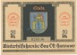 Preview: Winterhilfsspende , 20 Pfennig -Stade- unc-kfr. Gau Ost Hannover , Niedersachsen o.D. Spendenschein