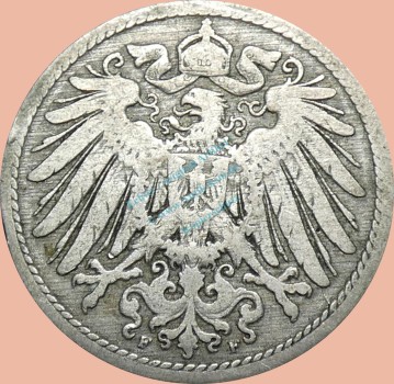 Preview: 10 Pfennig Münze Deutsches Kaiserreich 1892 F -gr.Adler- s-ss J.13 -0976-