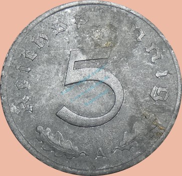 5 Pfennig Münze Bank deutscher Länder 1947 A -Ohne HK- s-ss J.374 -0960-