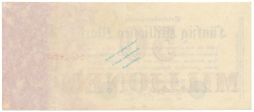 Preview: Banknote , 50 Millionen Mark Schein in f-kfr. DEU-109.b, Ros.97, M.98 , Inflation 1923 -1321-