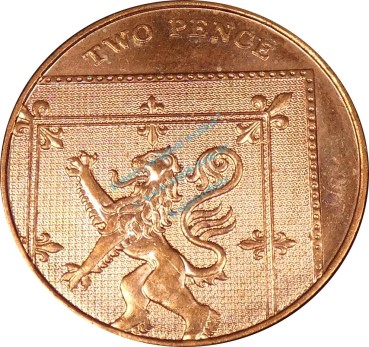 Großbritannien , 2 Pence 2008 -unter Elizabeth II- KM.1108 ss-vz -0304-