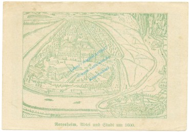 Preview: Neresheim , Banknote 10 Millionen Mark Schein gbr. Ke.3758.a , WÜR 1923 Inflation -3677-