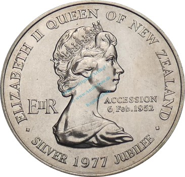 Preview: Neuseeland , 1 Dollar Münze 1973 -Waitangi Day 6. February- KM.49 vz-stgl -0284-