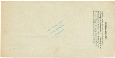 Preview: Neustadt , Banknote 50 Milliarden Mark Scheck gbr. Ke.3885.e , BAD 1923 Inflation -3681-