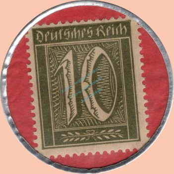 Preview: Oppach , Kapselgeld 10 Pfennig unc-kfr. -E.L. Kempe & Co- S o.D. -0092-