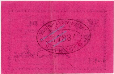 Preview: Rathenow , Notgeld 20 Pfennig Schein F-kfr. Ti.5915.15.19 BBG 1917 Verkehrsausgabe -4329-