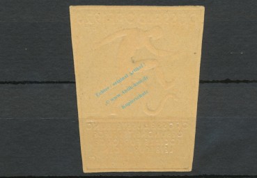 Preview: Reklamemarke Düsseldorf 1926 -Gesundheit und Pflege- unc-kfr -0081-