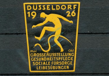 Reklamemarke Düsseldorf 1926 -Gesundheit und Pflege- unc-kfr -0081-