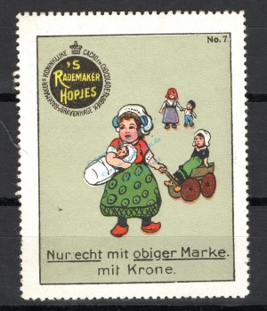Reklamemarke Gravenhage Nr.7 -Rademaker's Koninklijke Cacao en Chocoladefabriek- unc-kfr. -0241-