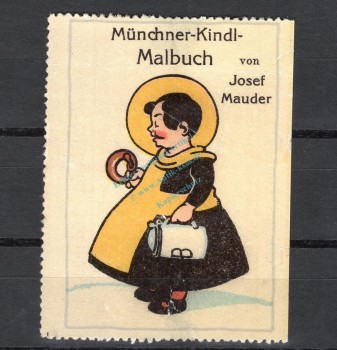 Reklamemarke München -Münchner-Kindl-Malbuch- unc-kfr. -0234-