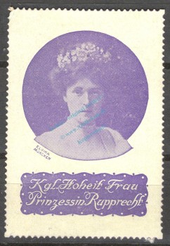 Reklamemarke München, Elvira -Prinzessin Rupprecht von Bayern- unc-kfr. -0248-