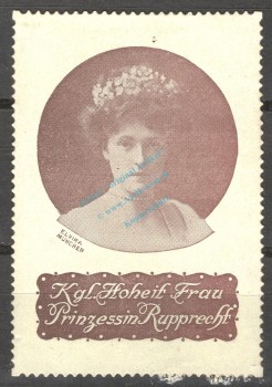 Reklamemarke München, Elvira -Prinzessin Rupprecht von Bayern- unc-kfr. -0249-