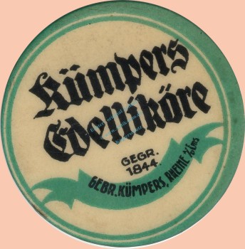 Rheine , Kapselgeld 5 Pfennig -Kümpers Edelliköre- unc-kfr. NRW o.D. -0087-