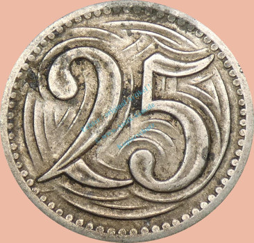 Tschechoslowakei , 25 Haleru Münze 1933 -Republik- KM.16 s-ss -0352-