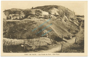 Ansichtskarte -Fort de Vaux bei Verdun- WW1 , Frankreich -0639-