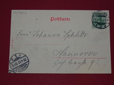 Preview: Ansichtskarte , Postkarte der Stadt Berlin , Brandenburg , Motiv Das Reichstagsgebäude , gelaufen im Jahr 1902 , gute Erhaltung siehe Bilder