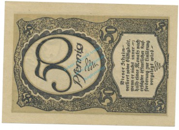 Preview: Dortmund , Notgeld 50 Pfennig Schein unc-kfr. Tieste 1465.05.05  , NRW 1919 Verkehrsausgabe -4117-