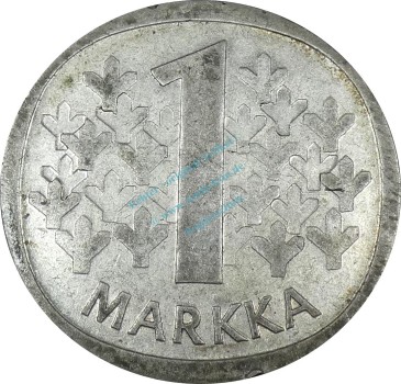 Finnland , 1 Markka Münze 1965 -Suomen Tasavalta- KM.49 ss -0247-