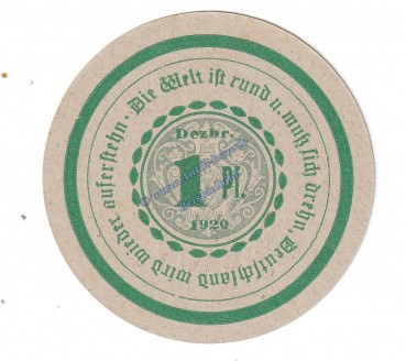 Görlitz , Notgeld 1 Pfennig Schein in kfr. rotlila , M-G 449.1 c , Schlesien 1920  Seriennotgeld