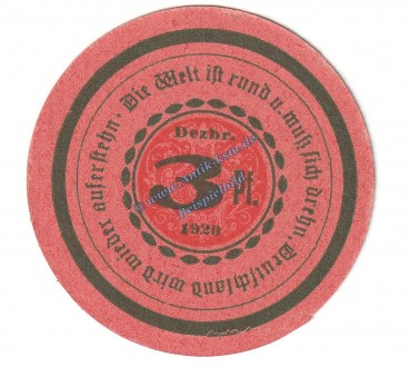 Görlitz , Notgeld 3 Pfennig Schein in kfr. M-G 449.1 b , Schlesien 1920 Seriennotgeld
