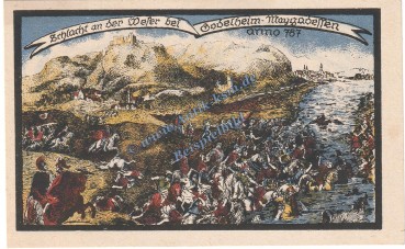 Preview: Godelheim , Notgeld 1 Mark Schein -Oliv- in kfr. M-G 446.3.a , Westfalen 1921 Seriennotgeld