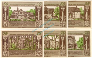Heisterbach , Notgeld Set --6 x 1606-- kpl. in kfr. M-G 593.2 , Westfalen 1921 Seriennotgeld