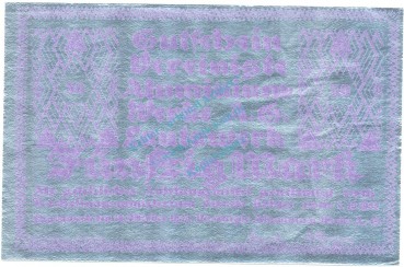 Lautawerk , Banknote 50 Mark -Alu- unc-kfr. Mü.2590.2 , BBG 1922 Großnotgeld -3622-