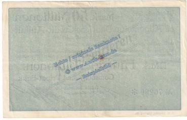 Preview: Limbach , Banknote 50 Millionen Mark Schein in gbr. Keller 3274.L , Sachsen 1923 Grossnotgeld - Inflation