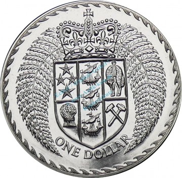 Neuseeland , 1 Dollar Münze 1979 -Elizabeth II- KM.38.1 vz-stgl -0268-