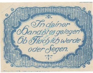 Preview: Neustadt , Notgeld 25 Pfennig Schein unc-kfr. Ti.4975.05.02 , BAY o.D. Verkehrsausgabe -4168-