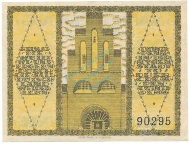 Preview: Neustadt , Notgeld 50 Pfennig Schein unc-kfr. Ti.4950.05.05 , SH o.D. Verkehrsausgabe -4172-
