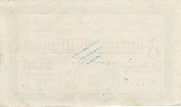 Preview: Niedermendig , Banknote 50 Millionen Mark Schein in unc-kfr Keller 3924.c , Rheinland 1923 Inflation