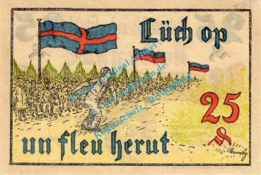 Preview: Nordenham , Notgeld 25 Pfennig -16 mm- Nr.1 in kfr. M-G 982.1.a , Niedersachsen o.D. Seriennotgeld