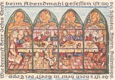 Preview: Notgeld Brauerei Carl Topp 820.1.d , 1 Mark Schein in kfr. von 1920 , Westfalen Seriennotgeld
