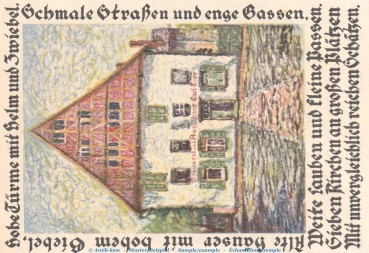 Preview: Notgeld Brauerei Carl Topp 820.1.f , 2 Mark Schein in kfr. von 1920 , Westfalen Seriennotgeld