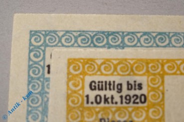 Preview: Notgeld Buxtehude , 25 und 50 Pfennig , Tieste 1055.05.01 und 02 , von 1919 , Niedersachsen Verkehrsausgabe