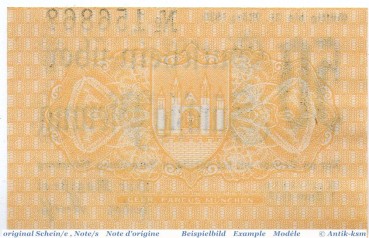 Preview: Notgeld Merseburg , 50 Pfennig Schein in kfr. Tieste 4505.15.12 , von 1919 , Provinz Sachsen Verkehrsausgabe