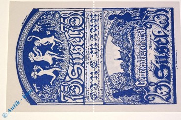 Notgeld Süsel , 25 + 75 Pfennig Doppelschein Nr 5 , Mehl Grabowski 1301.2 , von 1920 , Schleswig Holstein Serien Notgeld