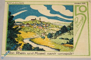 Notgeld Speicher , 50 Pfennig Schein Nr 3 , Papier rauh , Mehl Grabowski 1248.2 , von 1921 , Rheinland Seriennotgeld